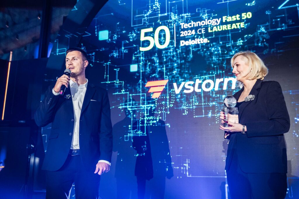 Vstorm team at the Deloitte Technology Fast 50 awards