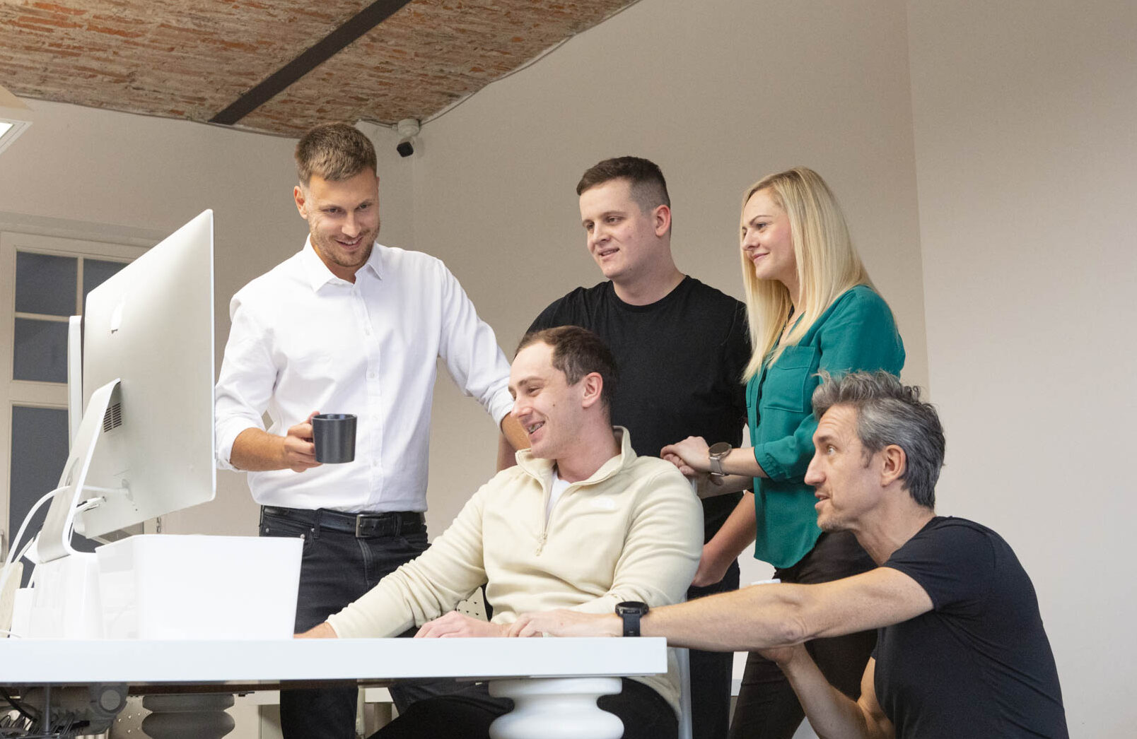 Vstorm engineers at an industry conference
