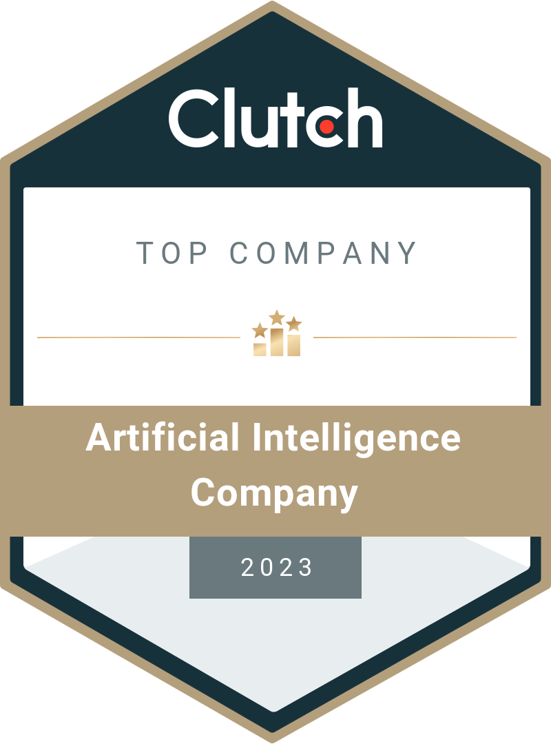 Top AI company of 2023 by Clutch