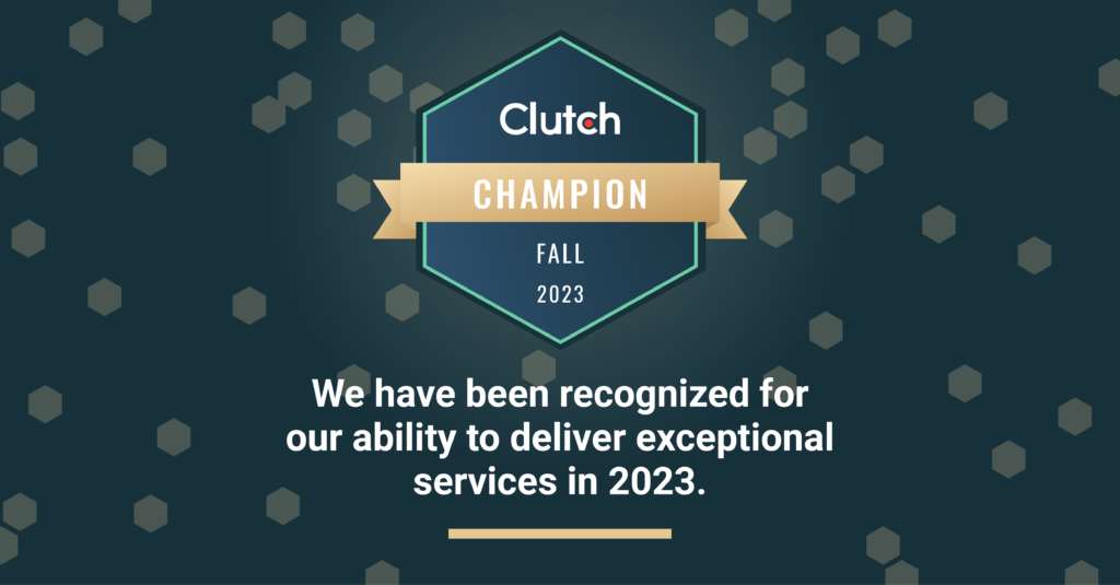 Vstorm Honored as a Clutch Champion for 2023