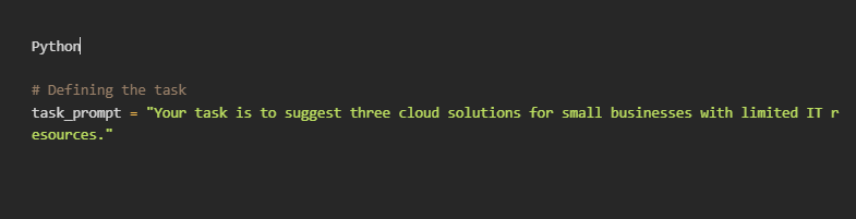 Screenshot LLM Vstorm AI Large Language Models Prompt Prompts