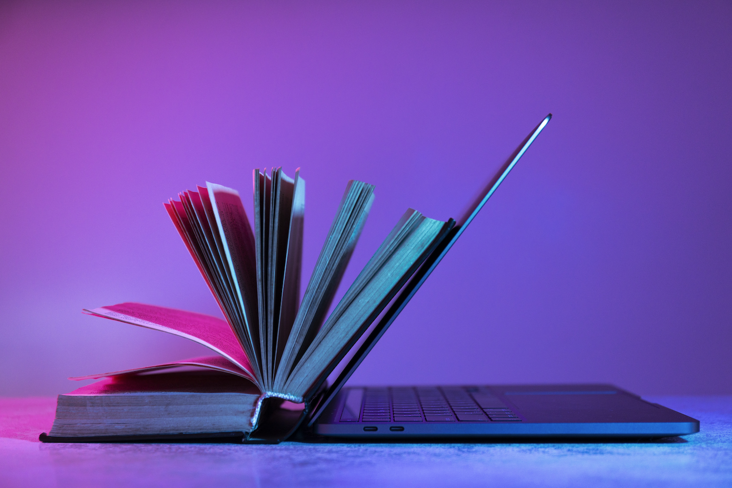 still life books versus technology