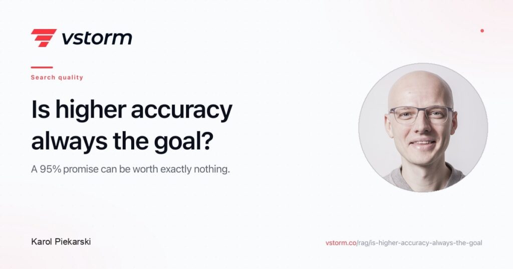 Is higher accuracy always the goal?