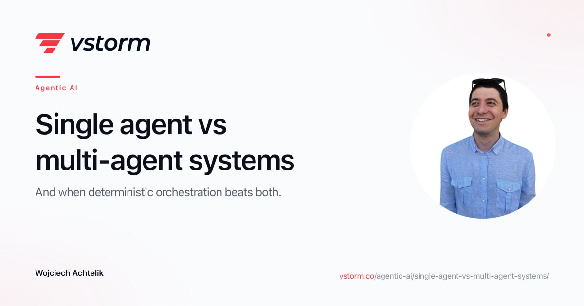 Single agent vs multi-agent systems: when one agent is not enough