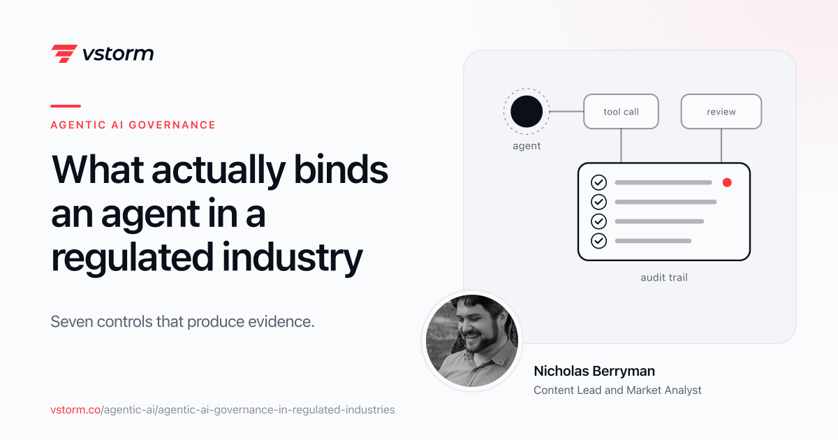 Agentic AI governance in regulated industries: what actually binds you
