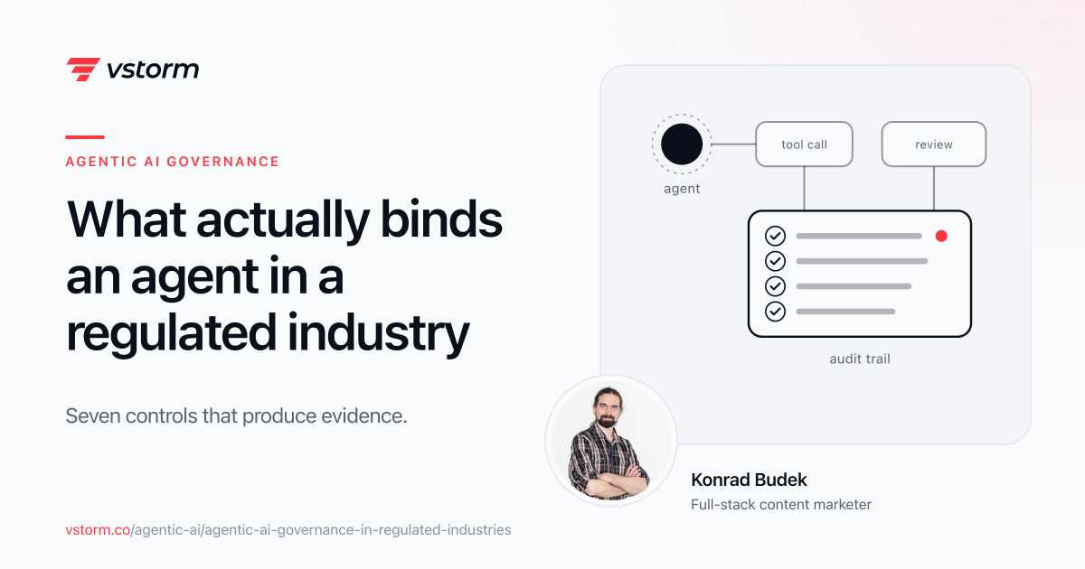 Agentic AI governance in regulated industries: what actually binds you
